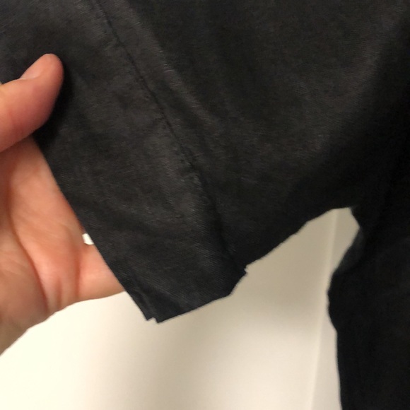 Estimate brand ladies oversized linen top with scalloped sleeves - Picture 8 of 11